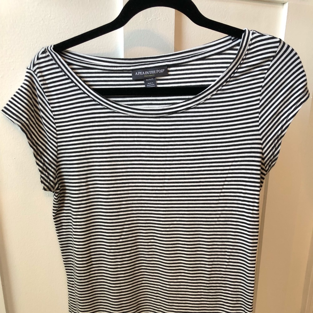 Striped maternity t shirt
